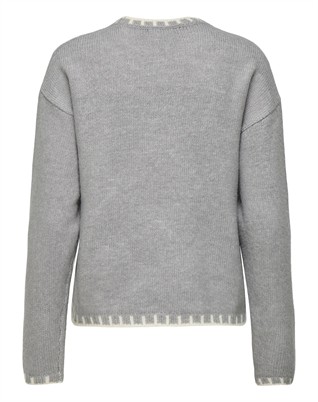 JDY - JDYSilja L/S On Contrast Strik 